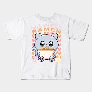 Ramen Cat Kids T-Shirt